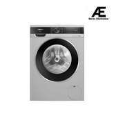 Siemens 8kg 5 Star Stain Treatment Fully Automatic Front Load Washing Machine with Built in Heater (WG34A20SIN, Pretreatment Function & Hygiene Program and 5 Star Inverter, Silver)