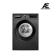 Bosch 9kg 5 Star Anti Wrinkle & Steam Care Fully Automatic Front Load Washing Machine with Built in Heater (WGA244ZTIN, Black Grey)