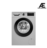 Bosch 12 Kg 5 Star Front Load Fully-Automatic Washing Machine, AI ActiveWater Plus, Steam Refresh Program for effortless ironing, Pre Soak & Pre Wash, Inbuilt Heater, Silver, WGA2740SIN