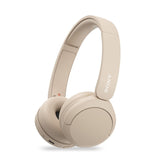 Sony WH-CH520 Wireless Bluetooth Headphones on Ear with Mic, Up to 50Hrs Battery, Quick Charge, DSEE Upscale, Multipoint Connectivity, Voice Assistant, Customized EQ-Beige.