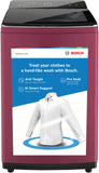 Bosch 8 kg Fully Automatic Top Load Washing Machine (Black, Maroon)