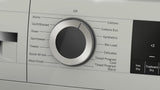 Bosch 10 kg Front Load Fully-Automatic Condenser Tumble Dryer, 100% Drying, 5 Drying Options, Reduces 99.9% Allergens, Ready-to-Wear No Crease, Silver Inox, WQG2520XIN