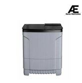 Godrej EDGE ULTIMA 8 Kg 5 star Semi-Automatic Top Loading Washing Machine (WSEDGE ULT 80 5.0 DB2M MIGR, Mist Grey, Stainless Steel Wash and Spin Drum)