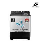 Samsung 9 kg, 5 star, Semi-Automatic Top Load Washing Machine (WT90C4260GG/TL, Air Turbo Drying, Light Gray)