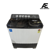 Voltas Beko, A Tata Product 10 Kg 5 Star Semi-Automatic Top Load Washing Machine (WTT100UPA/GRSSWH5PTDA, Grey, Special pulsator and Double waterfall Technology)