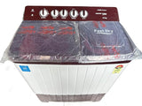 Voltas Beko Semi-Automatic Top Load Washing Machine, 12 Kg Capacity, 5 Star Burgundy(WTT120UPA/BRSSWH5PTDA)