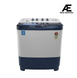 Voltas Beko 7 kg Semi-Automatic Top Loading Washing Machine Appliance, Double Waterfall (WTT70DBLT, Sky Blue)