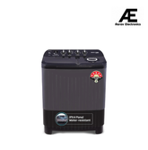 Voltas Beko by A Tata Product 9 kg washing machine with Soft Closing door, Water proof IPX4 protection, Special Pulsator and Double Waterfall Semi Automatic Top Load Black, Grey (WTT90UDX/BKGR4KGTD)