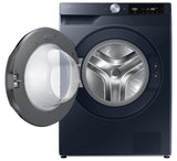 Samsung 12 kg, 5star, AI Control, AI Ecobubble, Super Speed, Wi-Fi, Hygiene Steam with Inbuilt Heater, Digital Inverter, Fully-Automatic Front Load Washing Machine (WW12DG6B24ASTL, Navy)