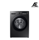 Samsung Smart Choice 9 kg, 5 Star, AI Control, AI Ecobubble, Super Speed, Wi-Fi, Hygiene Steam with Inbuilt Heater, Digital Inverter, Fully-Automatic Front Load Washing Machine (WW90FG4U04ABTL, Black)
