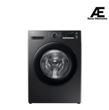 Samsung Smart Choice 9 kg, 5 Star, AI Control, AI Ecobubble, Super Speed, Wi-Fi, Hygiene Steam with Inbuilt Heater, Digital Inverter, Fully-Automatic Front Load Washing Machine (WW90FG4U04ABTL, Black)