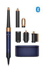 Dyson Airwrap I.D 308F Multi-Styler & Dryer (Prussian Blue/Rose Gold) | Bluetooth, No Heat Damage, 6 Attachments