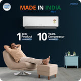 Voltas 185V Venus Luxe Maha Adjustable Inverter AC, 1.5 Ton, 5 Star Split Ac, White