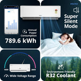 Voltas 185V Venus Luxe Maha Adjustable Inverter AC, 1.5 Ton, 5 Star Split Ac, White