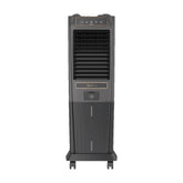 Havells Zurii 35L Tower Air Cooler for home | Electronic Panel with Remote | Powerful Air Delivery | Everlast Pump | High Density Honeycomb Pads | Ionizer and Dust Filter | Heavy Duty (Black)