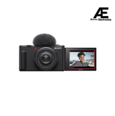 Sony Digital Camera ZV-1F for Content Creators with Ultra-Wide 20mm Prime Lens | Soft Skin Feature | Bokeh | Creative Look | Active Mode Stabilisation -Black