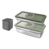 Electrolux Vacuum Pump Starter Kit with Food Containers, Green/Grey, EAVFK1