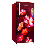 Lloyd Havells 188 L 1 Star Direct-Cool Single Door Refrigerator (2025 Model, GLDC201GIWT2JC,Floret WINE)