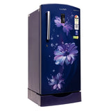 Lloyd 195 L 3 Star Direct Cool Single Door Refrigerator with Auto Defrost, Rapid Freeze, Bactshield, Viruzsafe Handle & Honeycomb Crisper | (GLDC213SDBB2GC, Daisy Blue)