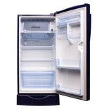 Lloyd 195 L 3 Star Direct Cool Single Door Refrigerator with Auto Defrost, Rapid Freeze, Bactshield, Viruzsafe Handle & Honeycomb Crisper | (GLDC213SDBB2GC, Daisy Blue)