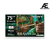 Sony 189 cm (75 inches) BRAVIA 2M2 Series 4K Ultra HD Smart LED Google TV K-75S25M2