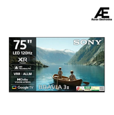 Sony BRAVIA 3 II K-75XR35M2 75 Inch 4K Ultra HD Smart Google TV | XR Processor, 120Hz, Dolby Vision, Dolby Atmos
