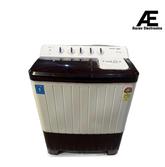 Voltas Beko WTT85UHA/BRSSWH5POD 8.5 Kg 5 Star Semi Automatic Top Load Washing Machine | Air Dry, 1350 RPM, Burgundy