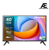 Hisense 100 cm (40 Inches) FHD Smart TV | HDR10 | 4K AI Upscaler | 20W Powerful Speakers, DTS Virtual: X | AI Sports Mode | Voice Remote | VIDAA OS | 40A4Q (Black)