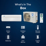 Blue Star IA324VXUS 2 Ton 3 Star Inverter Split Air Conditioner | V Series | Copper Condenser | 4-Way Swing | AI Pro | White