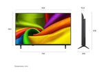 LG 108 cm (43 Inch) NANO 4K UHD AI Smart TV (43NU875BPLA) | α8 AI Processor | webOS 26 | Google Gemini | 2026 Model