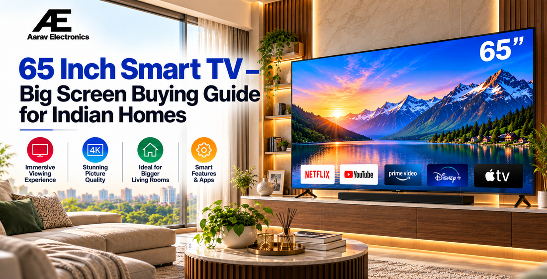 65 Inch Smart TV – Big Screen Buying Guide for Indian Homes