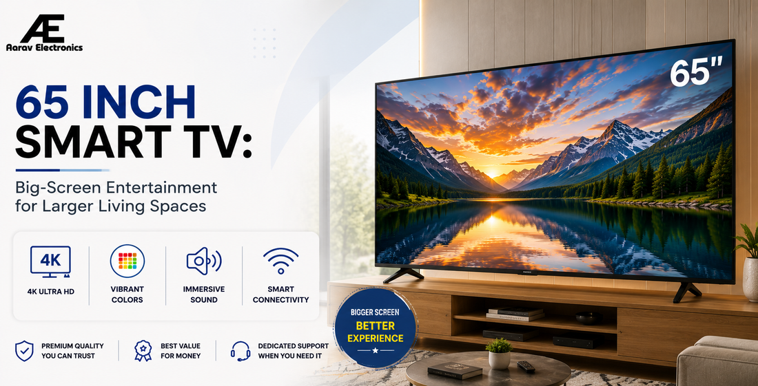 65 Inch Smart TV: Big-Screen Entertainment for Larger Living Spaces