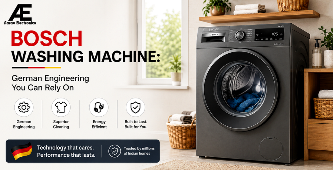 Bosch Washing Machine: German Engineering You Can Rely On