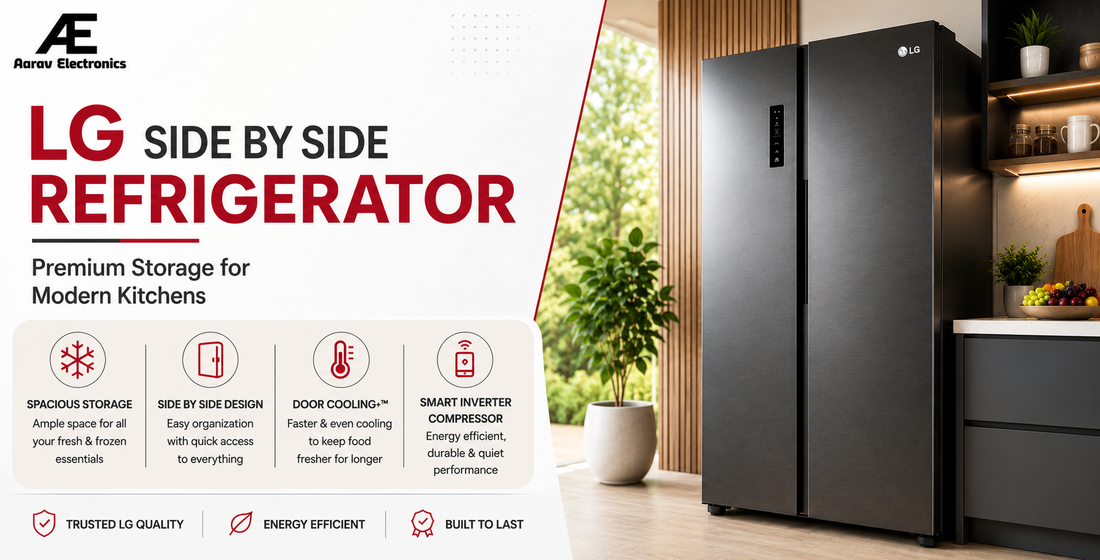 LG Side by Side Refrigerator: Premium Storage for Modern Kitchens