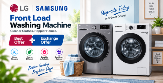 LG Front Load Washing Machine & Samsung Front Load Washing Machine – Best Offer + Exchange Offer