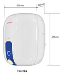 Venus Lyra 15L Geyser – 2000W, 5 Star, High Pressure (Open box / Without Box)