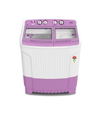 Godrej WSEDGE 80 5.0 TB3 M LVDR 8 Kg Semi Automatic Top Load Washing Machine with Tri-Roto Scrub Pulsator, 5 Star, Lavender