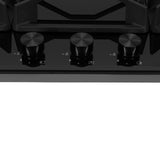 Faber 90 cm Built-in Gas Hob with 3 Brass Burners, Auto Ignition & Flame Failure Device - HOB INSPIRIA 903 BR AI FFD GL LPG