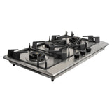 Faber Inspiria 3 Burner Built-In Gas Hob with Brass Burners, Cast Iron Pan Support, Auto Ignition, Flame Failure Device & SUS 304 Stainless Steel Panel, PNG – HOB INSPIRIA 903 BR AI FFD SS PNG