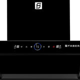 Faber Apollo 60cm 1600m³/hr BLDC Autoclean Filterless Chimney | Touch & Gesture Control | Remote Control - Hood Apollo FL HC BLDC BK IN 60