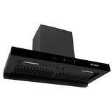 Faber Silencio 90cm 1500m³/hr BLDC Autoclean Filterless Chimney | Touch & Gesture Control | 9 Speed Options - Hood Silencio BLDC HC SC FL BK IN 90 - T