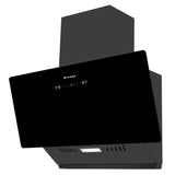 Faber Trendy 75cm 1500m³/hr BLDC Autoclean Black Glass Chimney | Filterless | Touch & Gesture Control - Hood Trendy BLDC HC SC FL BK IN 75 - V
