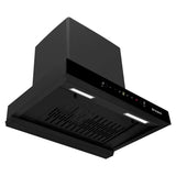 Faber Silencio 60cm 1500m³/hr BLDC Autoclean Filterless Chimney | Touch & Gesture Control | 9 Speed Options - Hood Silencio BLDC HC SC FL BK IN 60 - T