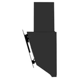 Faber Trendy 60cm 1500m³/hr BLDC Autoclean Black Glass Chimney | Filterless | Touch & Gesture Control - Hood Trendy BLDC HC SC FL BK IN 60 - V