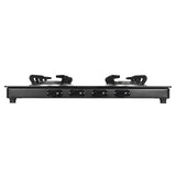 Faber 4 Burner Gas Cooktop with Designer Forged Burners, Manual Ignition & Tempered Glass Top – COOKTOP MIST 4BB AURA
