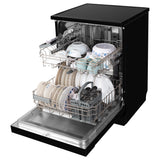 Faber 14 Place Settings Freestanding Dishwasher with 7 Washing Programs, Half Load, Child Lock, Natural Drying & Salt and Rinse Aid Indicators, Black – FFSD 7PR 14S BK