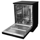 Faber 14 Place Settings Freestanding Dishwasher with 6 Washing Programs, Half Load, Electronic Push Button Control, Digital Display & Natural Drying, Black – FFSD 6PR 14S BK Digital
