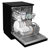 Faber 14 Place Settings Freestanding Dishwasher with 6 Washing Programs, Half Load, Electronic Push Button Control, Digital Display & Natural Drying, Black – FFSD 6PR 14S BK Digital