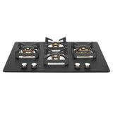 Faber 75 cm 3 Burner Built-in Gas Hob with Full Brass Burners, Auto Ignition & Cast Iron Pan Supports – HOB BELLA HT 754 BR AI