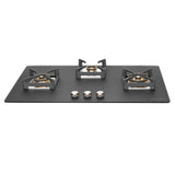 Faber 90 cm 3 Burner Built-in Gas Hob with Full Brass Burners, Auto Ignition & Flame Failure Device – HOB BELLA HT 903 BR AI FFD